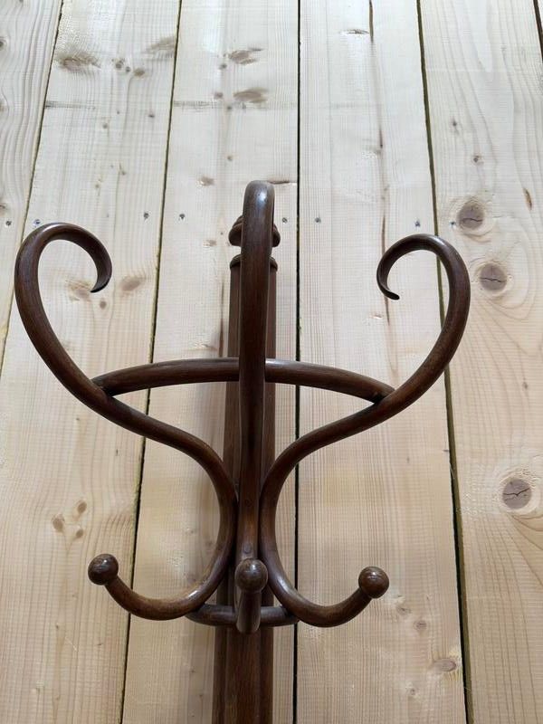 Portemanteau - Perroquet Thonet en bois courbé