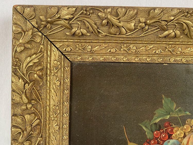 Chromolithography. Still life with fruit, after Falchetti
