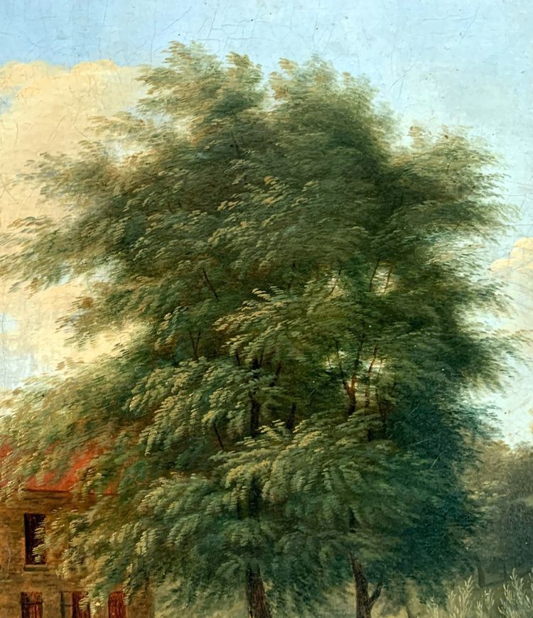 Vue du Château de la Reine Blanche, Coye-la-Forêt (Début XIXe siècle)