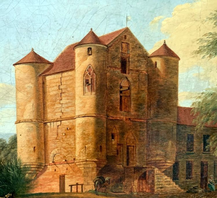 Vue du Château de la Reine Blanche, Coye-la-Forêt (Début XIXe siècle)