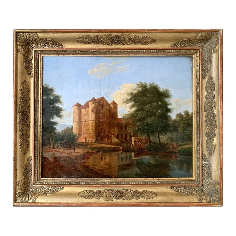 Vue du Château de la Reine Blanche, Coye-la-Forêt (Début XIXe siècle)