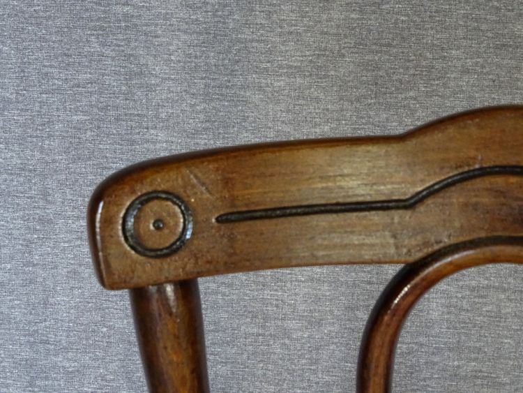 Sedia Thonet N°130 -1/2 circa 1905 perfetta canalizzazione