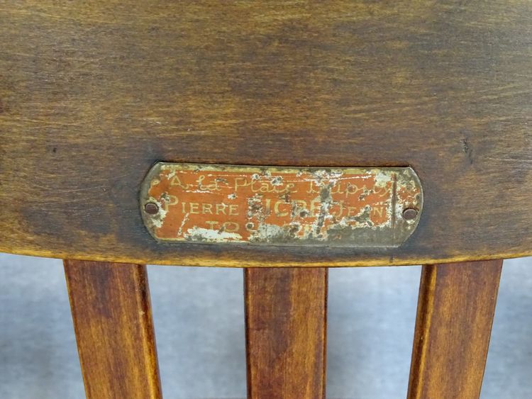 Set di 3 sedie da bistrot Baumann n. 188 del 1930, seduta in legno, Thonet n.