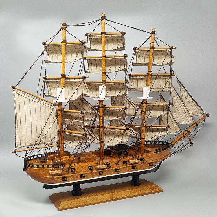 Modellino di nave MayFlower degli anni '70. Realizzato a mano. Realizzato in Inghilterra