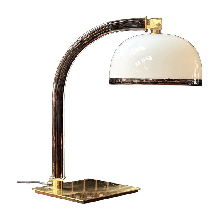 Italian desk lamp with sconce by Venini