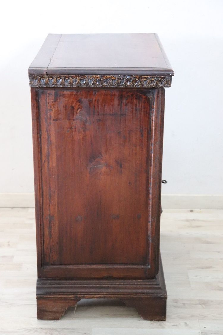 Table de Chevet Ancienne en Noyer