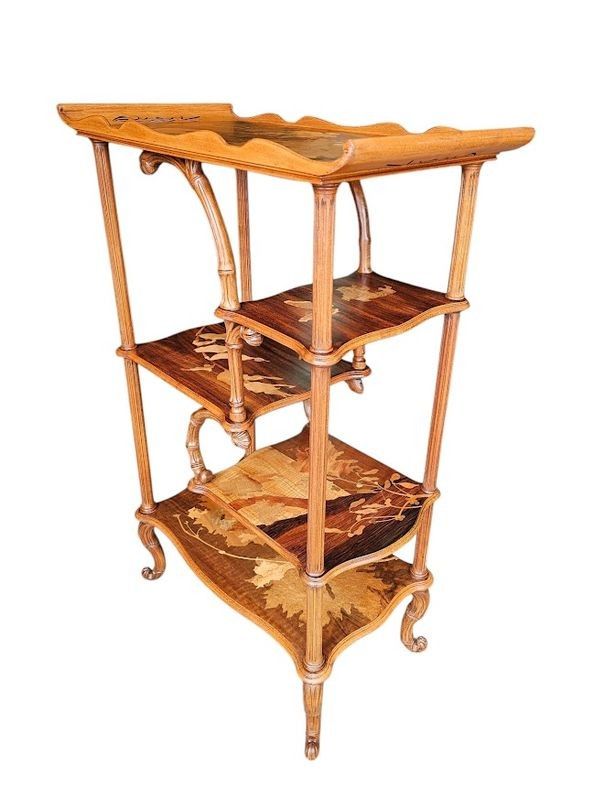 Emile Gallé Art Nouveau shelf