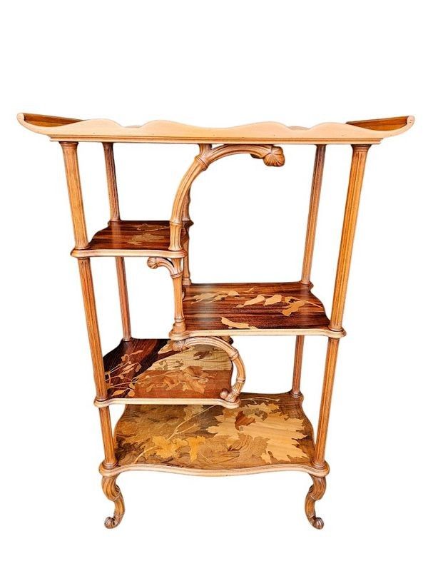 Emile Gallé Art Nouveau shelf