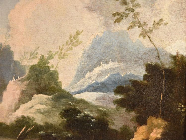 Arcadian Landscapes With Figures, Circle Of Marco Ricci (1676 – 1730)