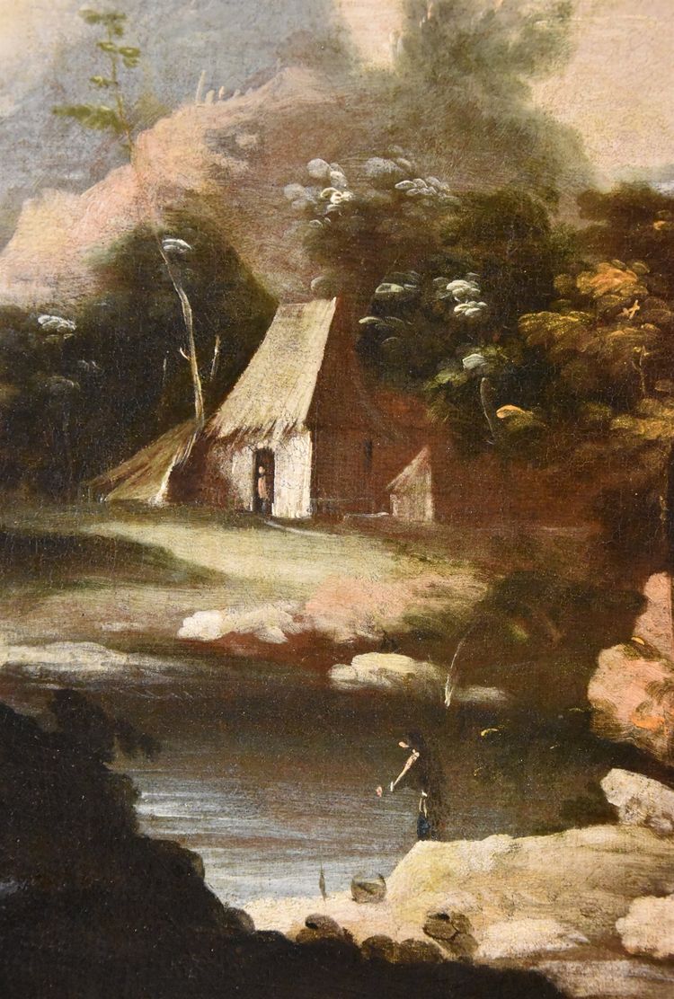 Arcadian Landscapes With Figures, Circle Of Marco Ricci (1676 – 1730)