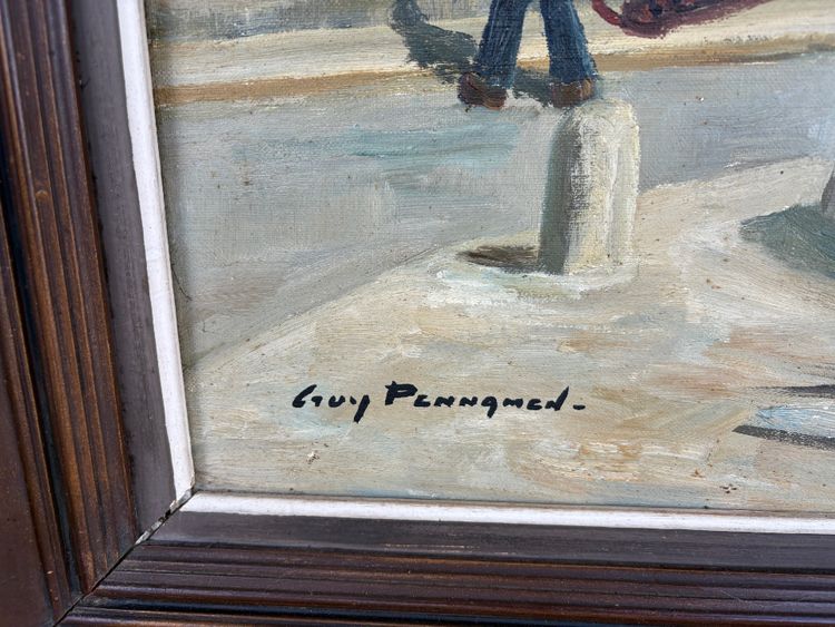 Oil on canvas 20th century by "Guy Pennamen".