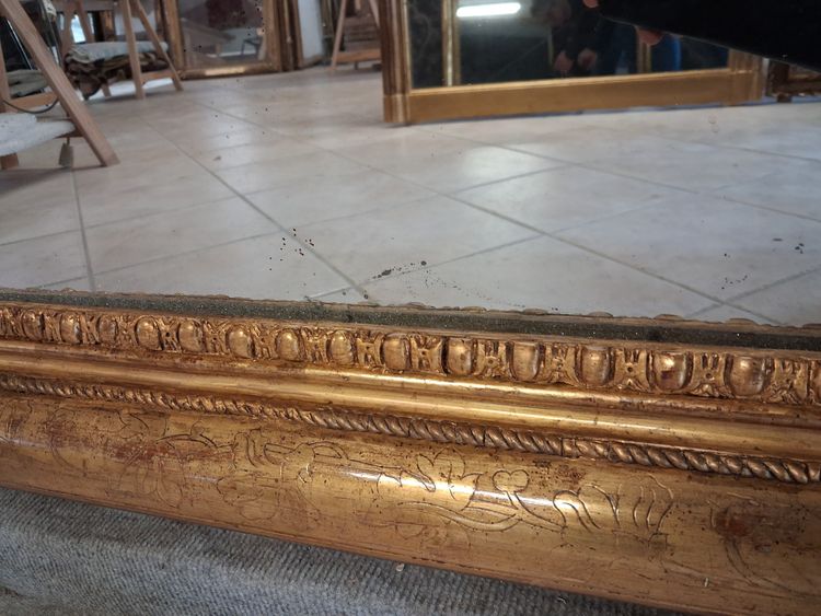 Specchio d'epoca Luigi Filippo 173 x 123
