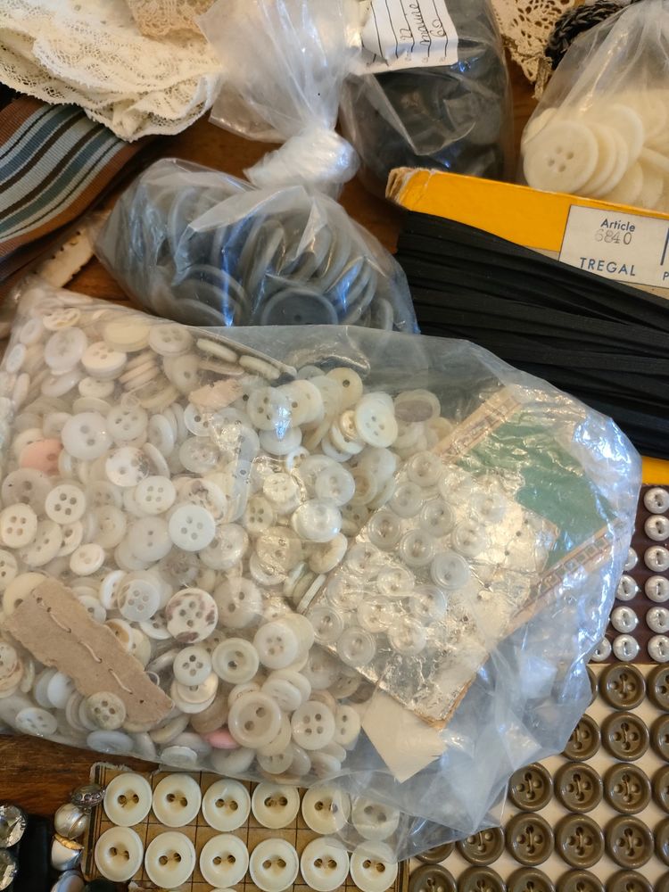 Buttons and lace