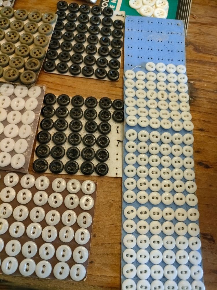 Buttons and lace