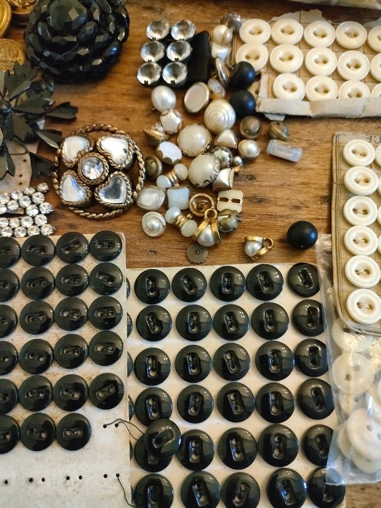 Buttons and lace