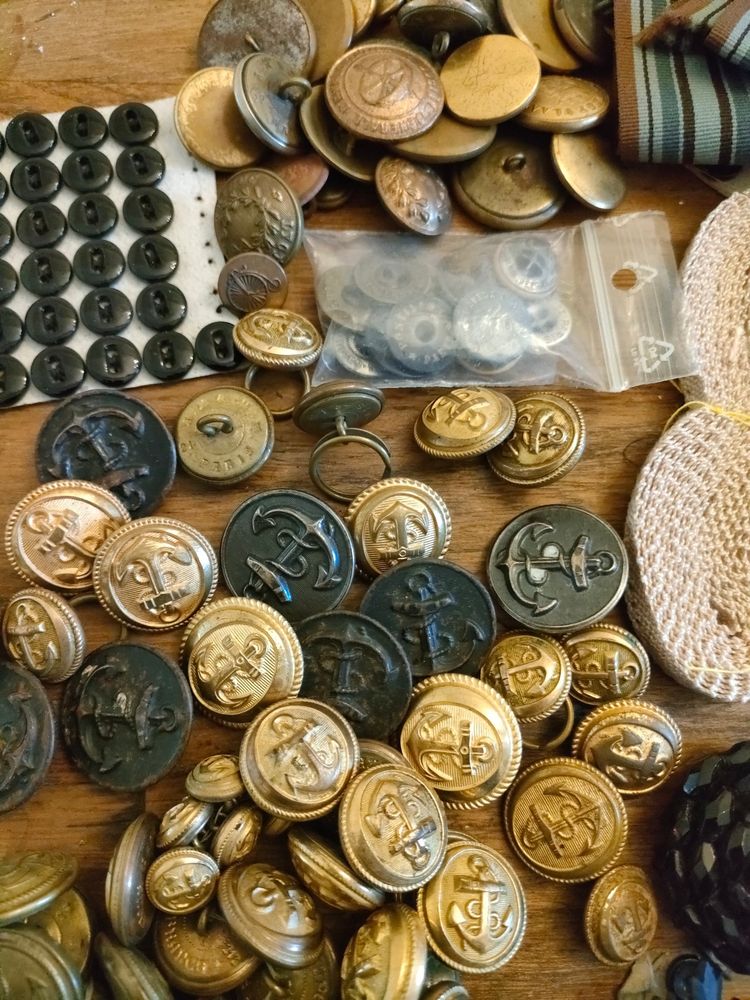 Buttons and lace