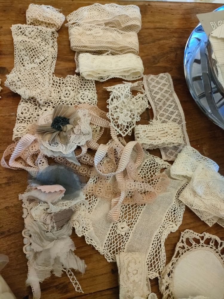 Buttons and lace