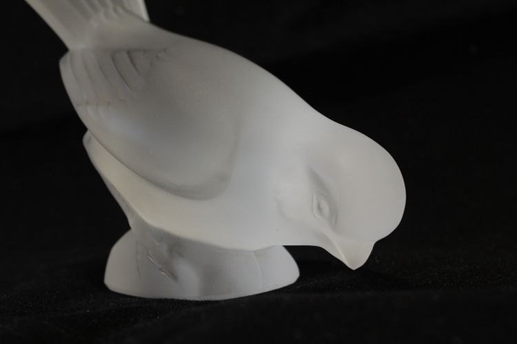 Scultura di uccelli Lalique Francia 20° secolo