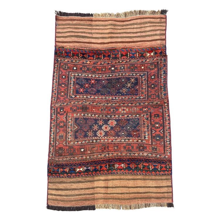 Doppio sacco di dromedario aperto. XIX. Bathiyari - Persia.