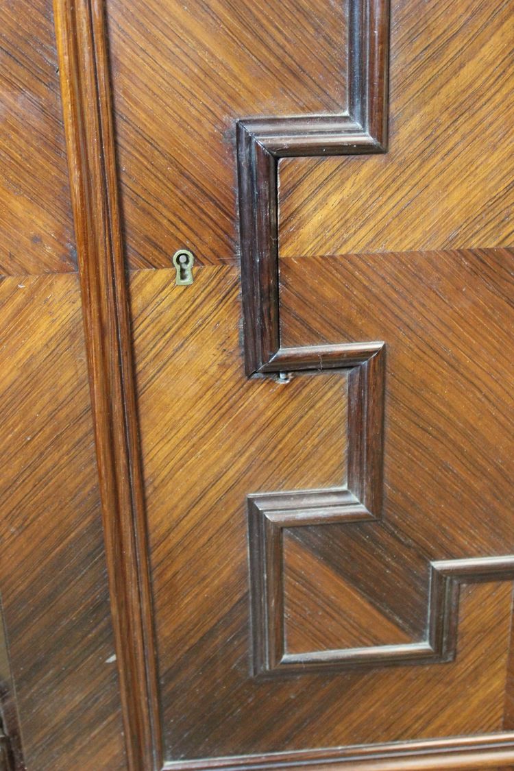 Napoleon III safe in a 19th century rosewood cabinet