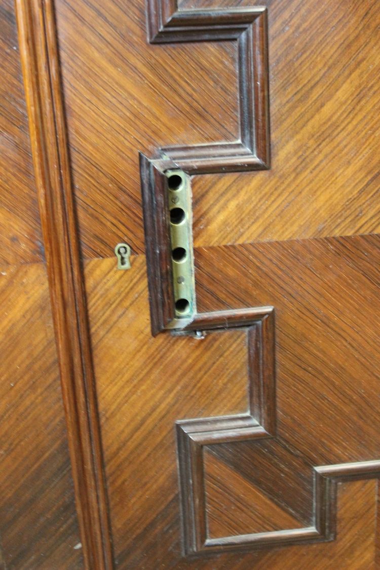 Napoleon III safe in a 19th century rosewood cabinet