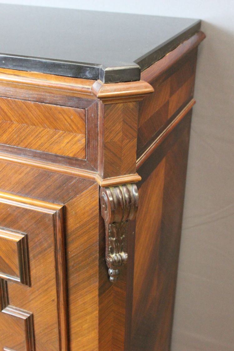 Napoleon III safe in a 19th century rosewood cabinet