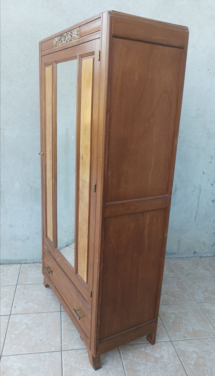 Armadio Art Déco in faggio