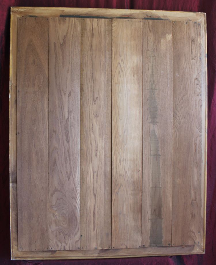 96 X 121 cm Rechteckiger Spiegel aus dem 19. Jahrhundert, Blattgold