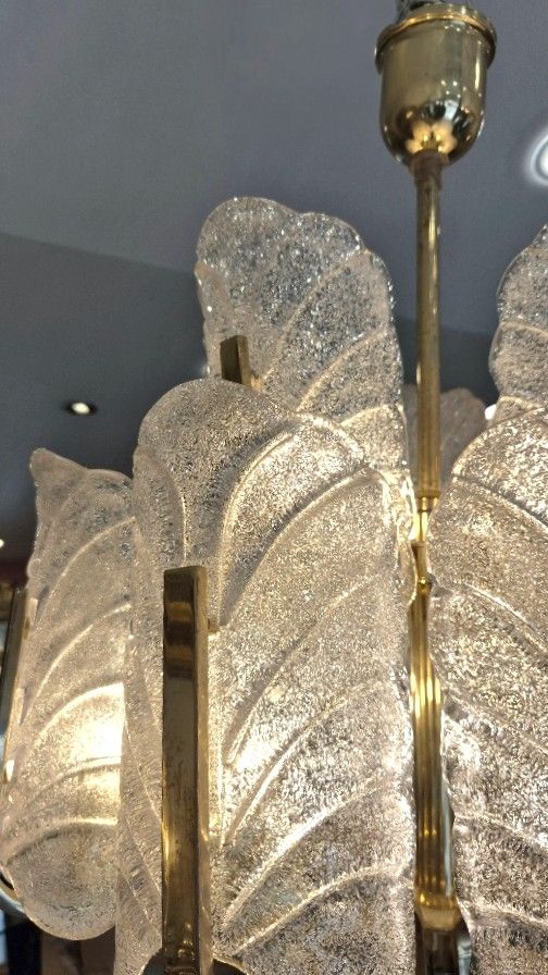 Lustre Orrefors designer carl-fagerluz 15 lumieres