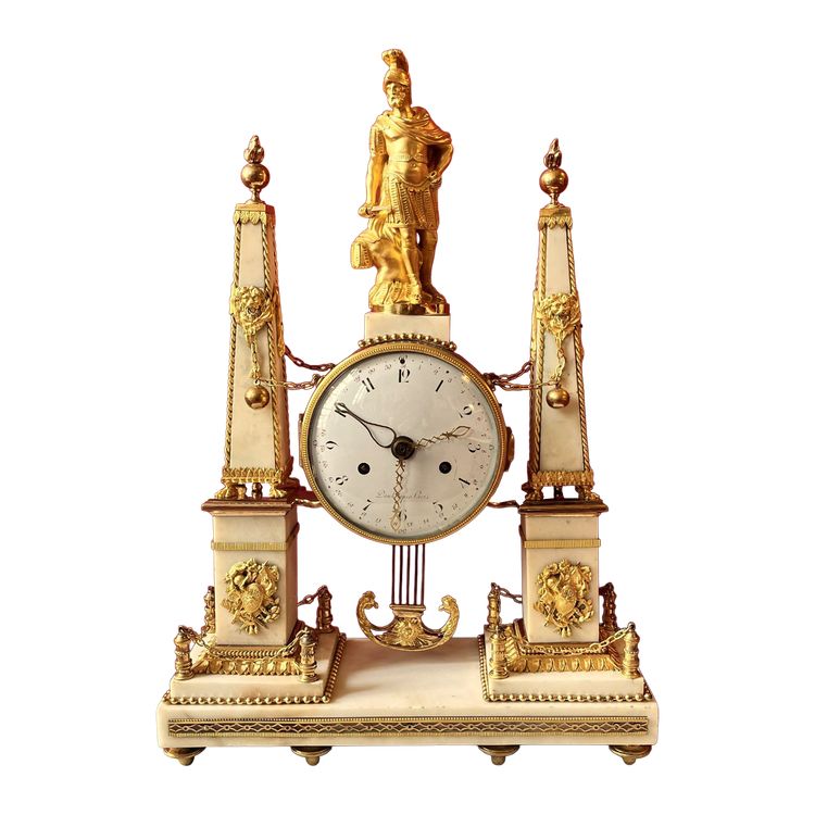 Monumentale Obelisken-Pendeluhr, Louis-XVI-Epoche