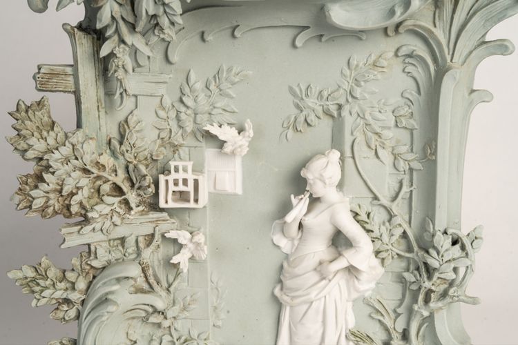 Una fioriera Wedgwood, fine del XIX secolo