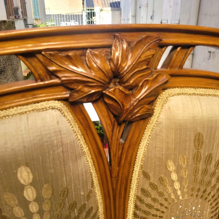 Paire de fauteuils art nouveau, début XXème siècle