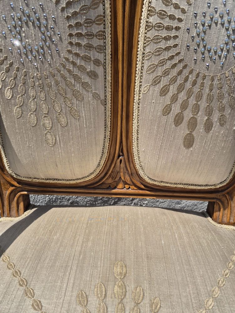 Paire de fauteuils art nouveau, début XXème siècle