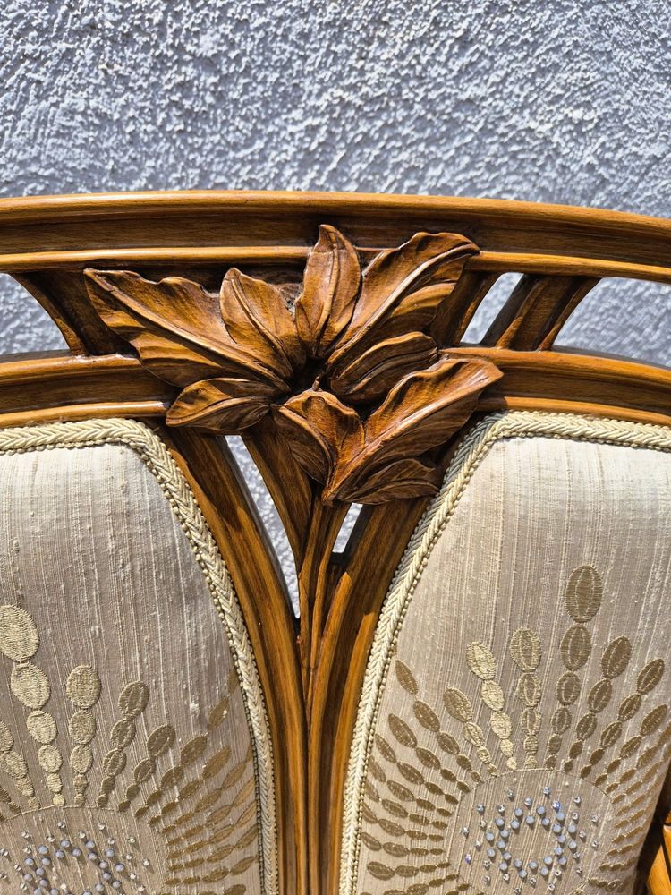 Paire de fauteuils art nouveau, début XXème siècle