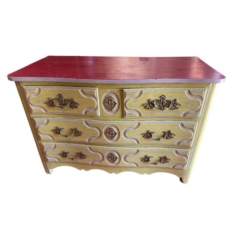Commode 18ième rechampie