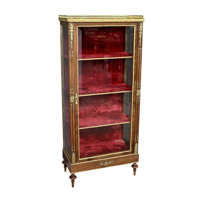 Vitrine en Acajou, style Louis XVI – Milieu XXe