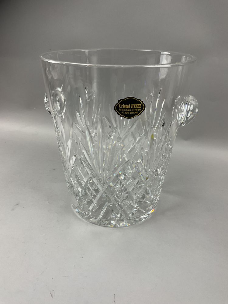 ETZEL crystal champagne bucket