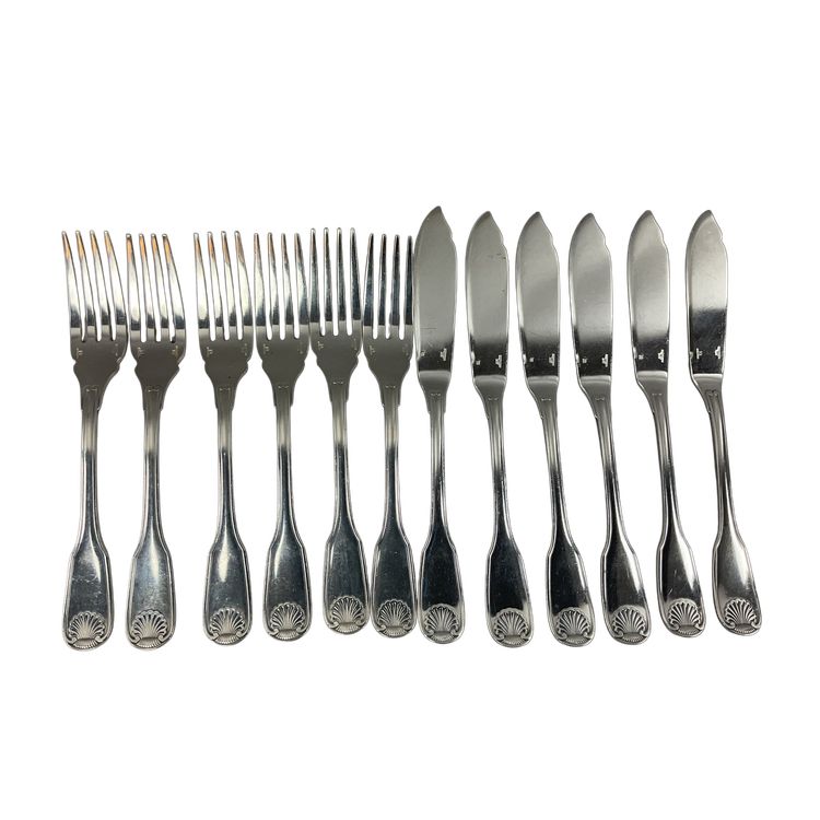 Fischbesteck Modell Vendome Christofle