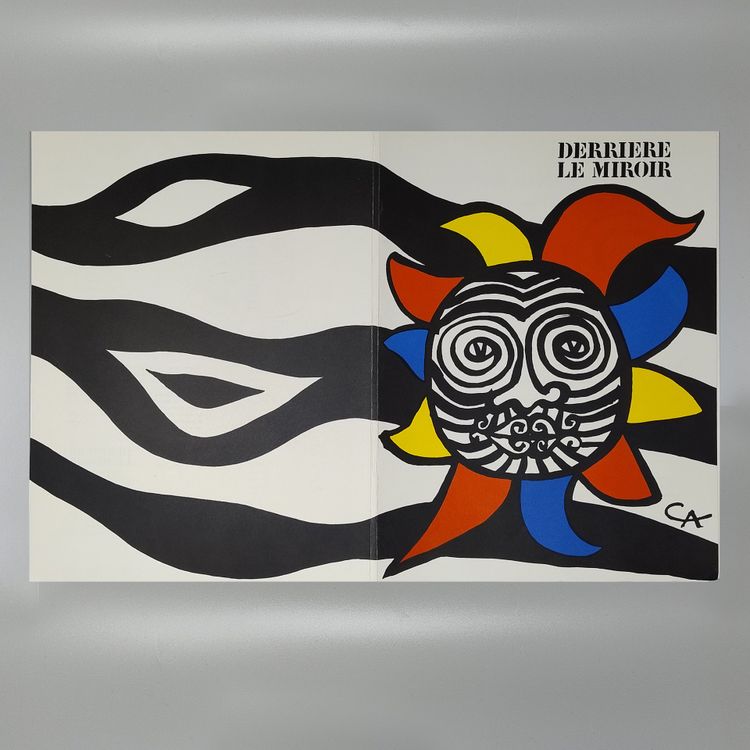 Alexander Calder "Derriere Le Miroir" n. 156 mit sieben Lithographien von Maeght Editeur.