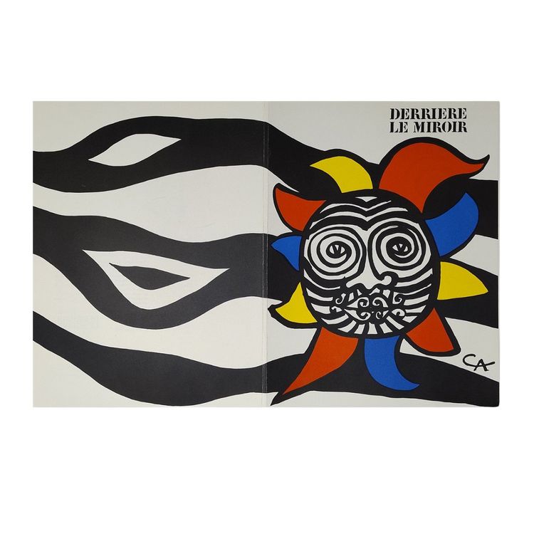 Alexander Calder "Derriere Le Miroir" n. 156 mit sieben Lithographien von Maeght Editeur.