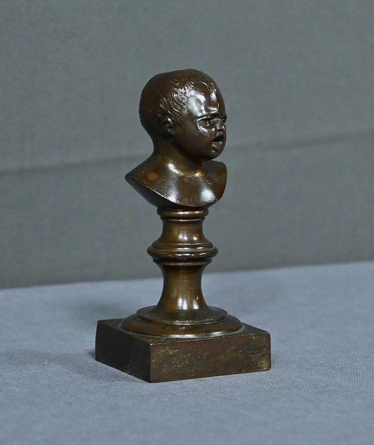 Statuette en Bronze « Jean qui pleure » d’après J-A. Houdon – Fin XIXe