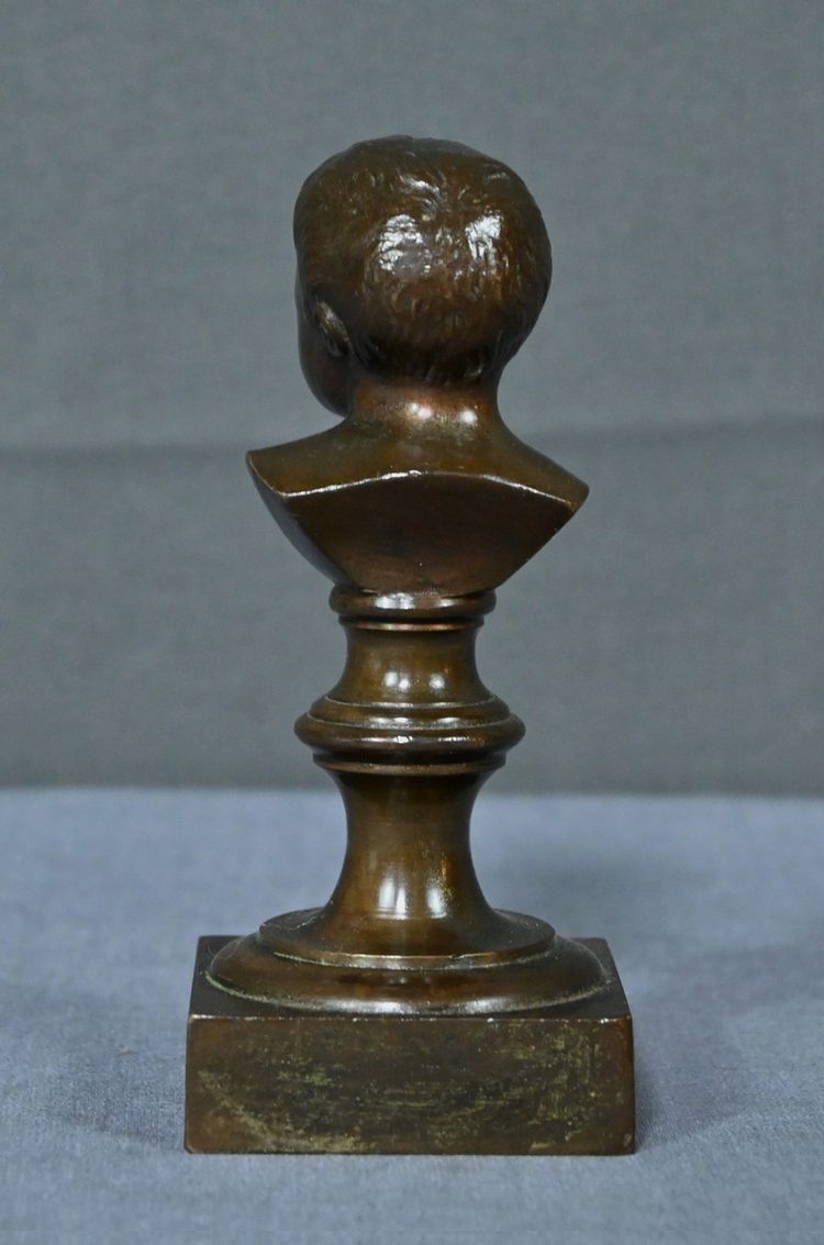Statuette en Bronze « Jean qui pleure » d’après J-A. Houdon – Fin XIXe