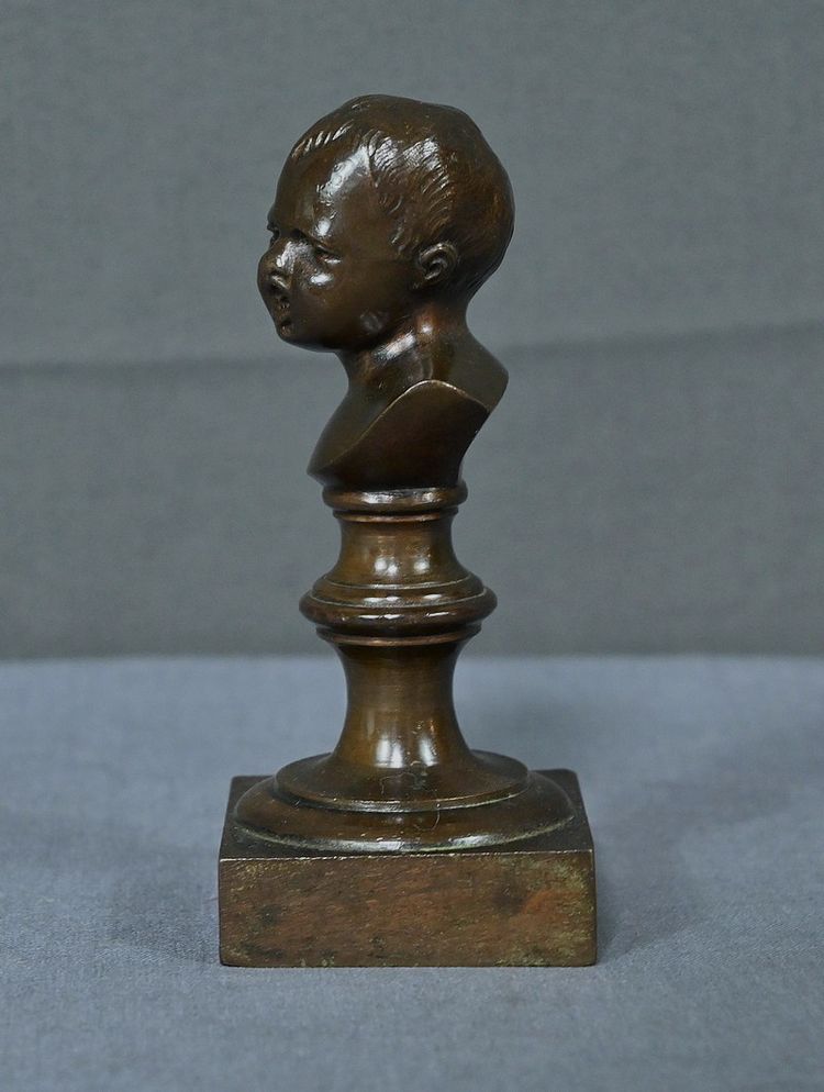 Statuette en Bronze « Jean qui pleure » d’après J-A. Houdon – Fin XIXe