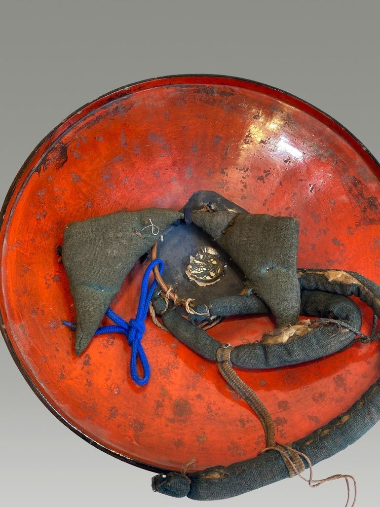 Samurai Jingasa Konische Spät-Edo-Periode