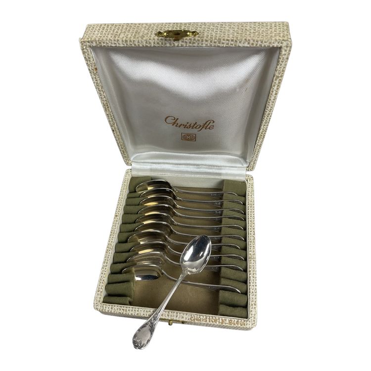 12 cucchiai da moka, modello Marly, Christofle