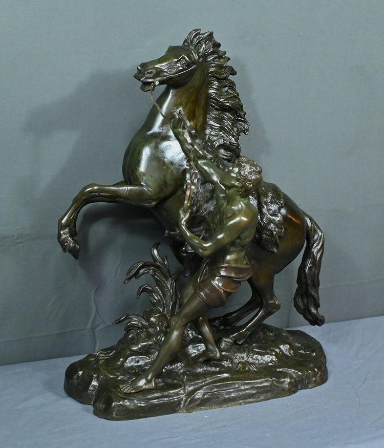 Large bronze "Le Cheval de Marly" after Coustou - Early 20th century