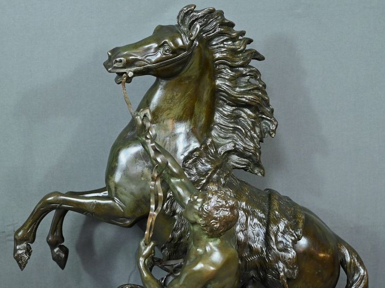 Large bronze "Le Cheval de Marly" after Coustou - Early 20th century