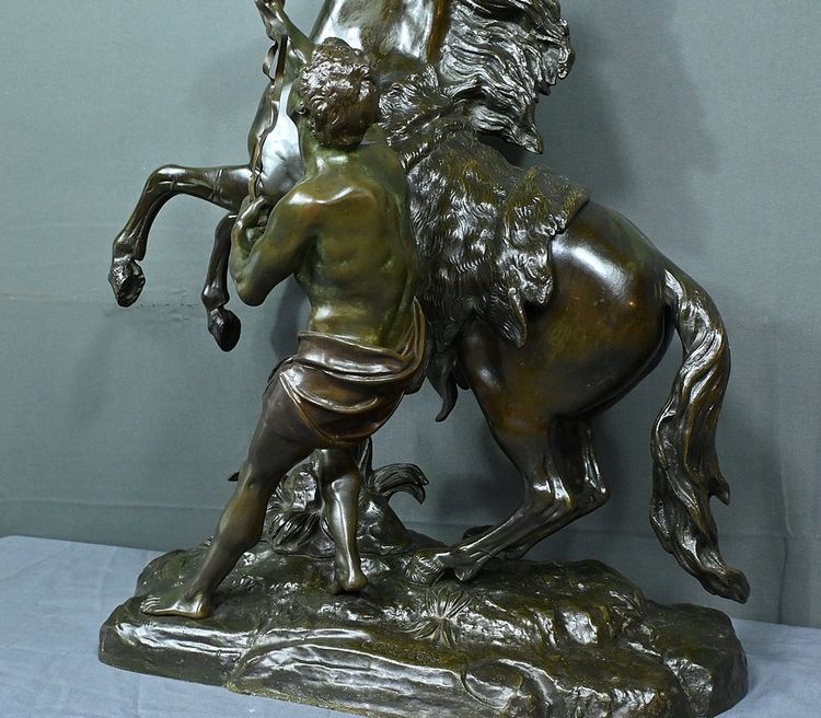 Large bronze "Le Cheval de Marly" after Coustou - Early 20th century