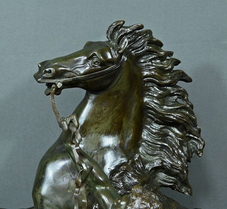Large bronze "Le Cheval de Marly" after Coustou - Early 20th century