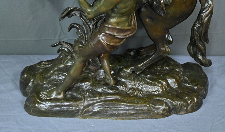 Large bronze "Le Cheval de Marly" after Coustou - Early 20th century